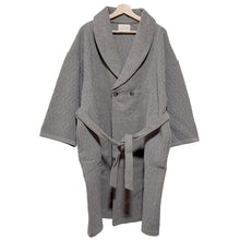 画像をギャラリービューアに読み込む, ニットドッキングコート グレー YOUTOWA ビーバー生地とニットを組み合わせた冬のコート 人気のへちま衿が和装にもぴったり
