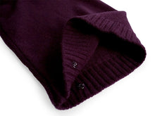画像をギャラリービューアに読み込む, フリンジショールカーディガン パープル YOUTOWA 着こなし2way！ショール風に道行風に、サッと羽織れる薄手ニットカーディガン
