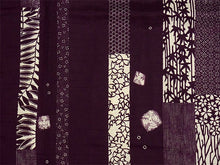 画像をギャラリービューアに読み込む, 雨コート 一部式 道中着衿 パープル さくら 紅葉 縞 XSサイズ すぐに着られる仕立て上がり 持ち運びに便利なポーチ付き 洗えるポリエステル
