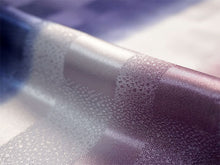 画像をギャラリービューアに読み込む, 雨コート 一部式 道中着衿 ネイビー パープル ぼかし Mサイズ すぐに着られるお仕立て上がり 洗えるポリエステル
