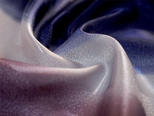 画像をギャラリービューアに読み込む, 雨コート 一部式 道中着衿 ネイビー パープル ぼかし Mサイズ すぐに着られるお仕立て上がり 洗えるポリエステル
