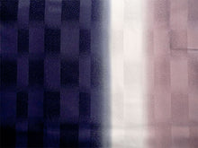 画像をギャラリービューアに読み込む, 雨コート 一部式 道中着衿 ネイビー パープル ぼかし Mサイズ すぐに着られるお仕立て上がり 洗えるポリエステル
