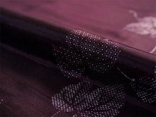 画像をギャラリービューアに読み込む, 雨コート 二部式 道中着衿 ワインレッド 蔦 Lサイズ すぐに着られるお仕立て上がり 持ち運びに便利なポーチ付き 洗えるポリエステル
