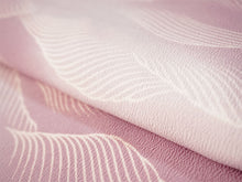 画像をギャラリービューアに読み込む, 洗える着物 袷 小紋 Lサイズ 仕立て上がり テイジン素材 単品 ピンク 波 ぼかし レディース 品よい縮緬地のお洒落な小紋
