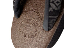 画像をギャラリービューアに読み込む, カレンブロッソ 草履 単品 Lサイズ ブラウン 台 博多織 ブラック 横段 花 鼻緒 レディース 歩きやすくてオシャレ 愛好者の多い菱屋カフェ草履
