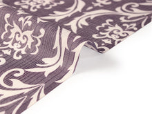 画像をギャラリービューアに読み込む, 東レ爽竹洗える長襦袢反物 フルオーダーお仕立て付き セオα パープル ダマスク 紗 ストライプ 快適 自宅で洗濯OK
