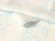 画像をギャラリービューアに読み込む, 東レ爽竹洗える長襦袢反物 フルオーダーお仕立て付き セオα ホワイト ブルー 花 つる 紗 ストライプ 快適 自宅で洗濯OK
