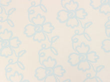 画像をギャラリービューアに読み込む, 東レ爽竹洗える長襦袢反物 フルオーダーお仕立て付き セオα ホワイト ブルー 花 つる 紗 ストライプ 快適 自宅で洗濯OK
