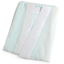 画像をギャラリービューアに読み込む, 東レ爽竹 洗える長襦袢 お仕立て上がり ぼかし 白 ブルー 縦絽 夏用 自宅で洗濯OK サラッと快適 夏向け長襦袢

