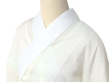 画像をギャラリービューアに読み込む, 東レ爽竹 洗える長襦袢 お仕立て上がり ぼかし グリーン イエロー 縦絽 夏用 自宅で洗濯OK サラッと快適 夏向け長襦袢

