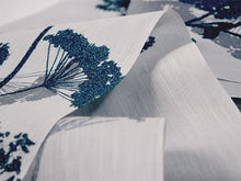 画像をギャラリービューアに読み込む, 浴衣 反物 知多木綿 お仕立て付き 白 グレー 藤袴 手染め 日本製 自分サイズにお誂え
