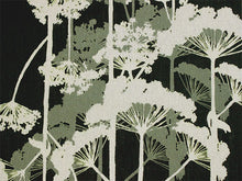 画像をギャラリービューアに読み込む, 浴衣 反物 知多木綿 お仕立て付き 黒 グリーン 藤袴 手染め 日本製 自分サイズにお誂え
