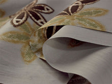 画像をギャラリービューアに読み込む, 浴衣 反物 知多木綿 お仕立て付き グレー 花 七宝 手染め 日本製 自分サイズにお誂え
