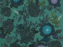 画像をギャラリービューアに読み込む, 浴衣 反物 知多木綿 お仕立て付き ピーコック 花 更紗 手染め 日本製 自分サイズにお誂え
