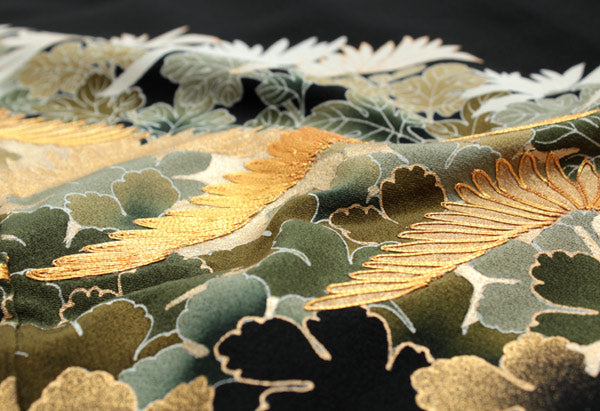 黒留袖 袋帯 セット やまと誂え 結婚式 正絹 作家物 落款印有り 正絹作家