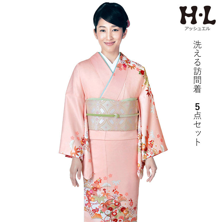 未使用近い 洗える訪問着 フルセット Washable Kimono Set 未使用近い 洗える訪問着 フルセット Washable Kimono Set