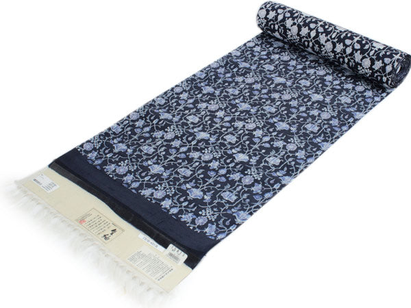 生紬 着物 正絹 反物 仕立て付き しょうざん謹製 未仕立て 未使用 新品