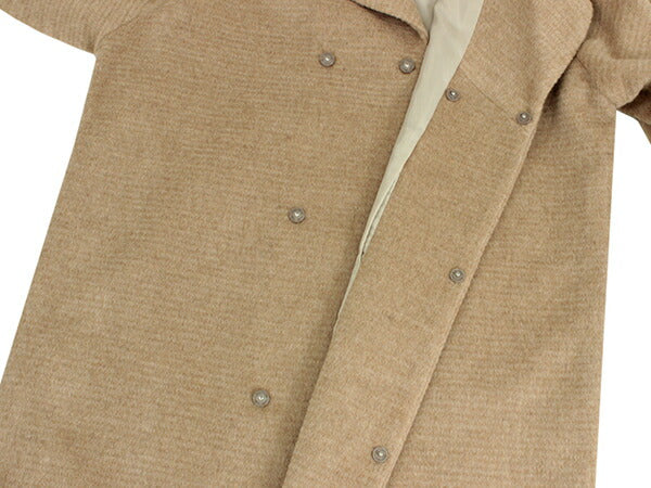 着物 コート 冬 へちま衿 キャメル アルパカ シャルム加工 日本製 和装 