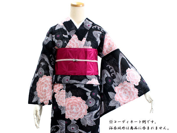 美品 綿絽 浴衣 着物 A3461 美品 綿絽 浴衣 着物 A3461