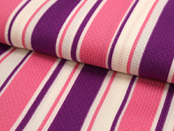 洗える着物　ピンク紫　L 新品