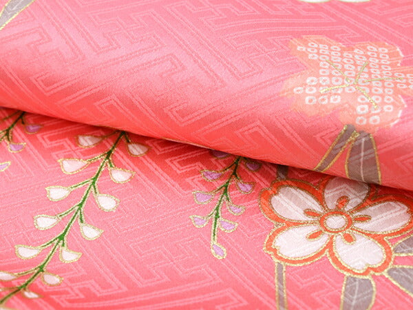 お宮参り 産着 女の子 赤 鞠 蝶 着物 長襦袢 セット 古典 七五三 3歳