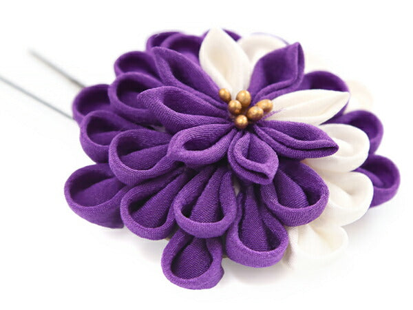 【髪飾り】紫菊154番 10点セット soubien_kaz5139tw-3203