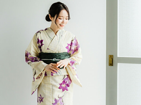 急】MIMATSU三松浴衣新品ヘコ帯付き花火大会