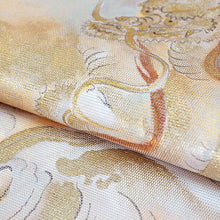 画像をギャラリービューアに読み込む, 袋帯 フォーマル 絹 礼装 西陣織 仕立て付き 送料無料 新品 未使用 販売 ゴールド 龍 京都 ワウ
